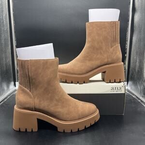 A.n.a. womens Marie Cognac bootie size 8.5 M NEW